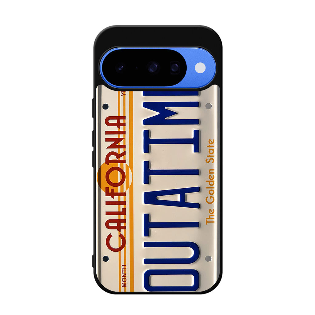 Back to the Future License Plate Outatime Google Pixel 10 Case