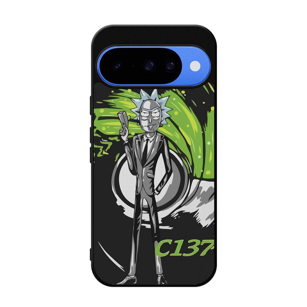 Rick Sanchez Agent C137 Google Pixel 10 Case