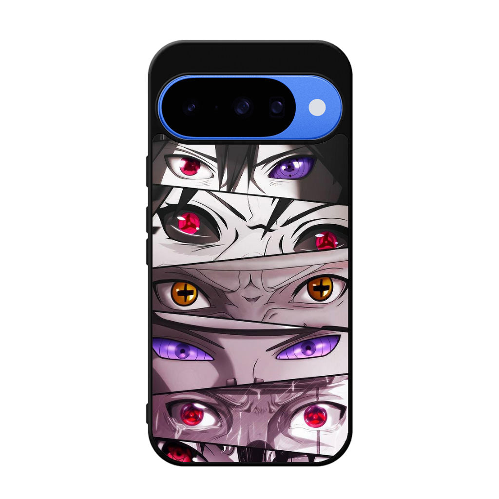 The Powerful Eyes on Naruto Google Pixel 10 Case