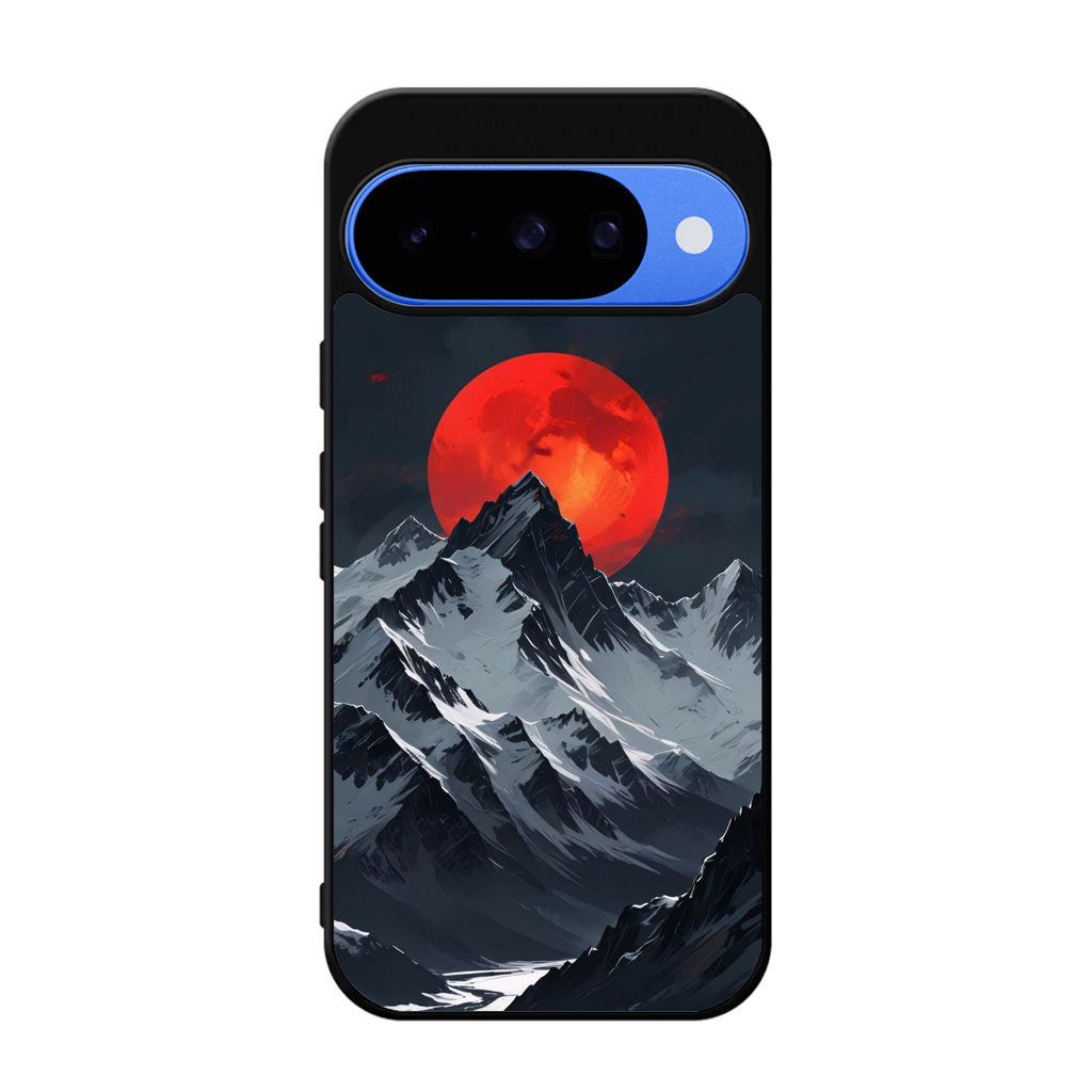 Crimson Eclipse The Mountain Google Pixel 10 Case