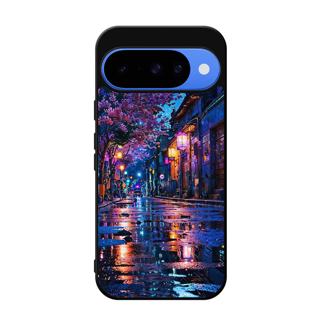 Midnight Sakura Glow Google Pixel 10 Case