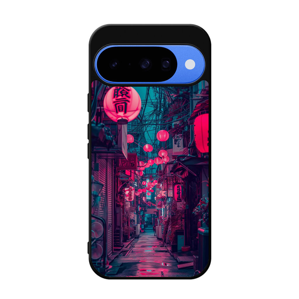 Neon Veins of the Night Market Google Pixel 10 Case