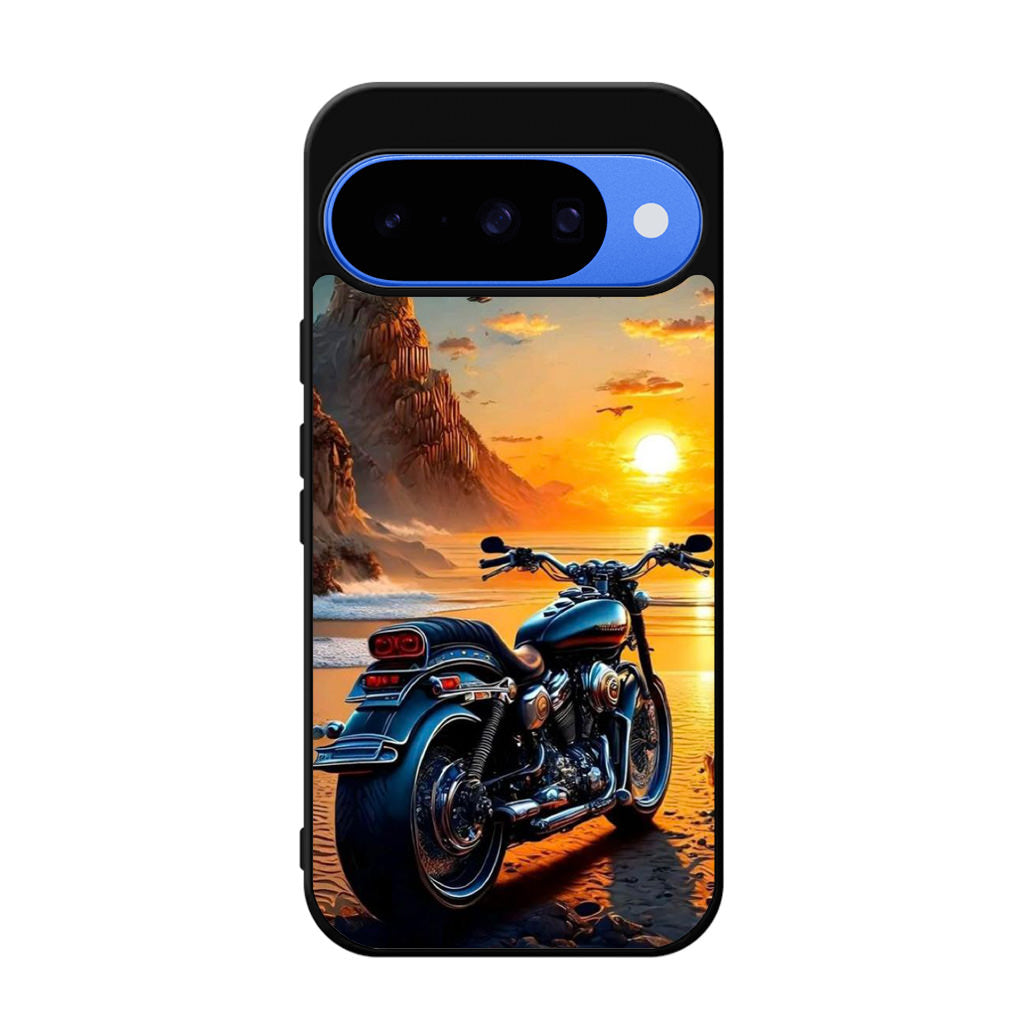 Ride Into the Blaze Google Pixel 10 Case