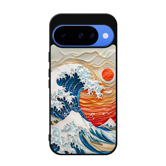 The Great Wave Off Paper Art Google Pixel 10 Case