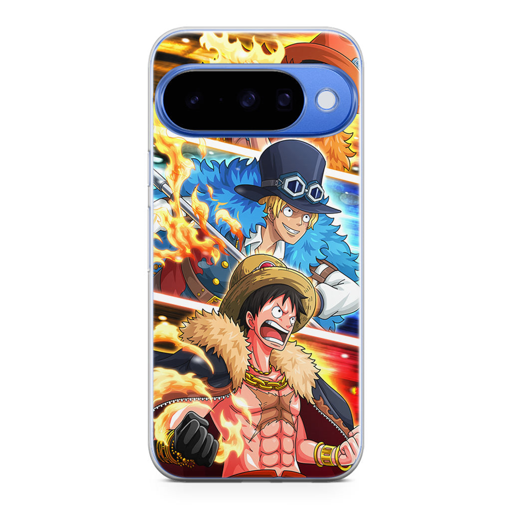 Ace Sabo Luffy Google Pixel 10 Case