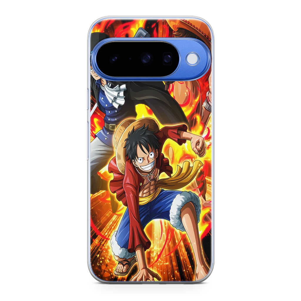 Ace Sabo Luffy Brotherhood Google Pixel 10 Case