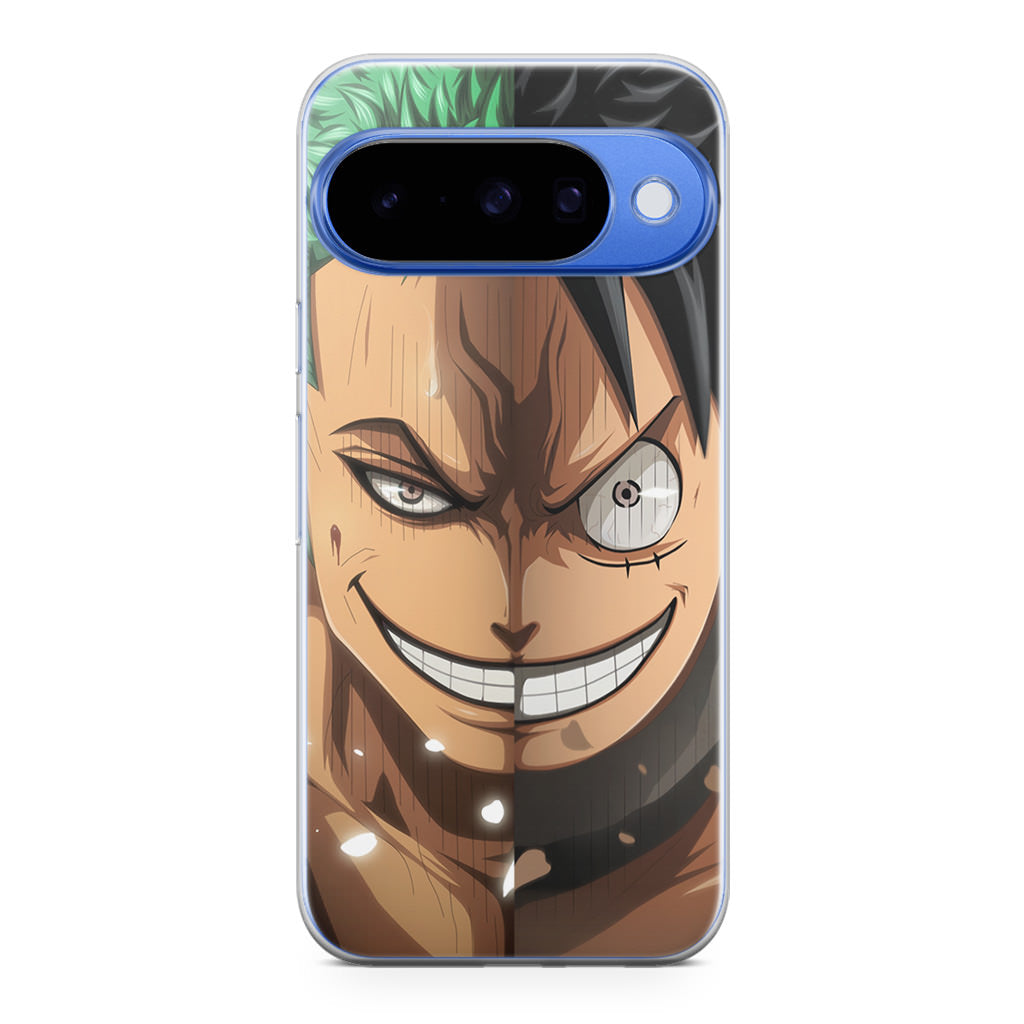 Luffy And Zoro Half Smile Google Pixel 10 Case