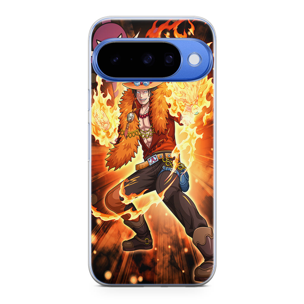 Portgas D Ace Fire Power Google Pixel 10 Case