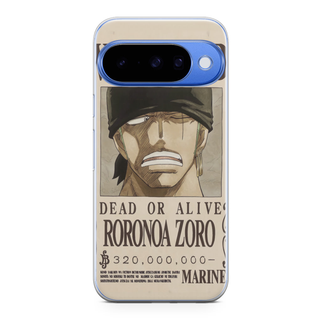 Roronoa Zoro Bounty Google Pixel 10 Case