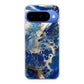 Abstract Golden Blue Paint Art Google Pixel 10 Case