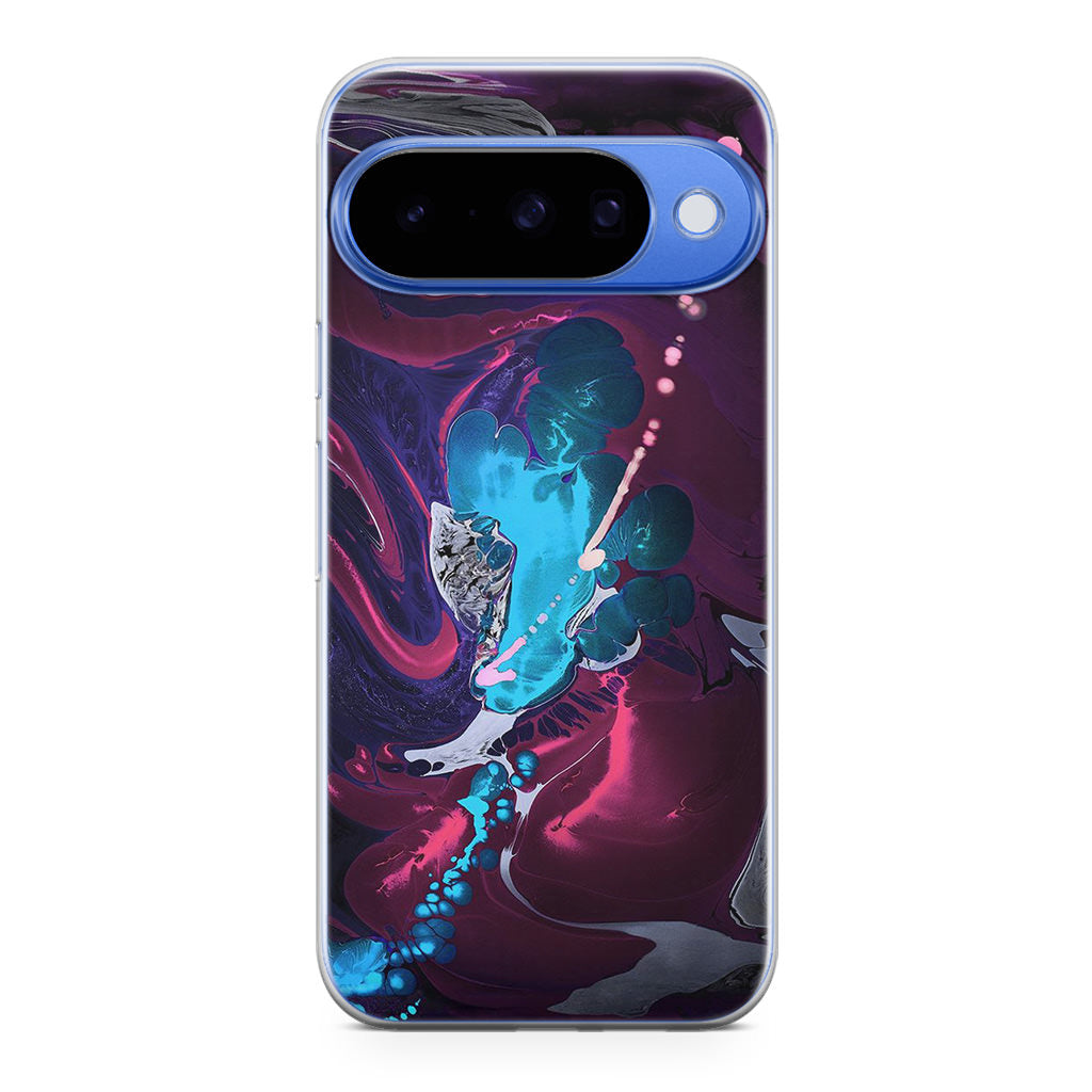Abstract Purple Blue Art Google Pixel 10 Case
