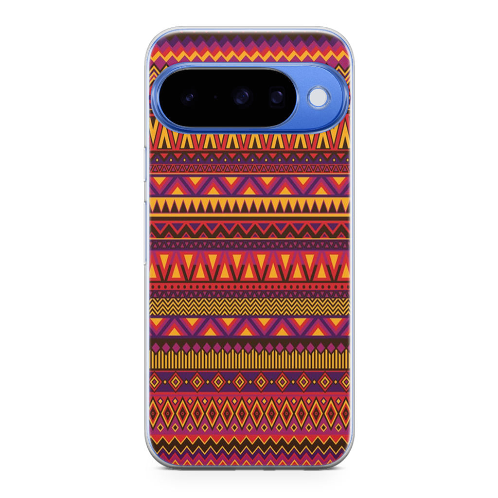 African Aztec Pattern Google Pixel 10 Case
