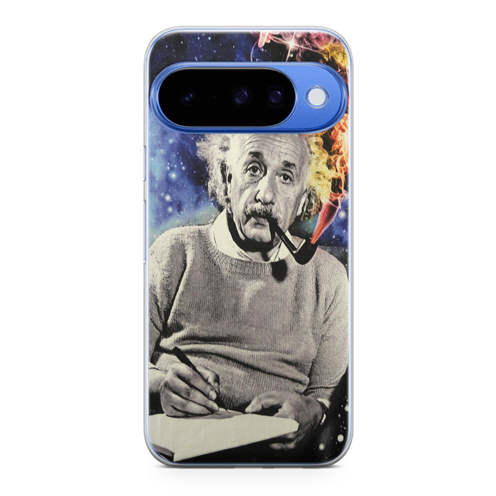 Albert Einstein Smoking Google Pixel 10 Case