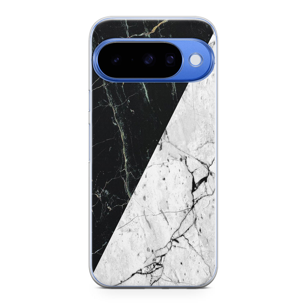 B&W Marble Google Pixel 10 Case