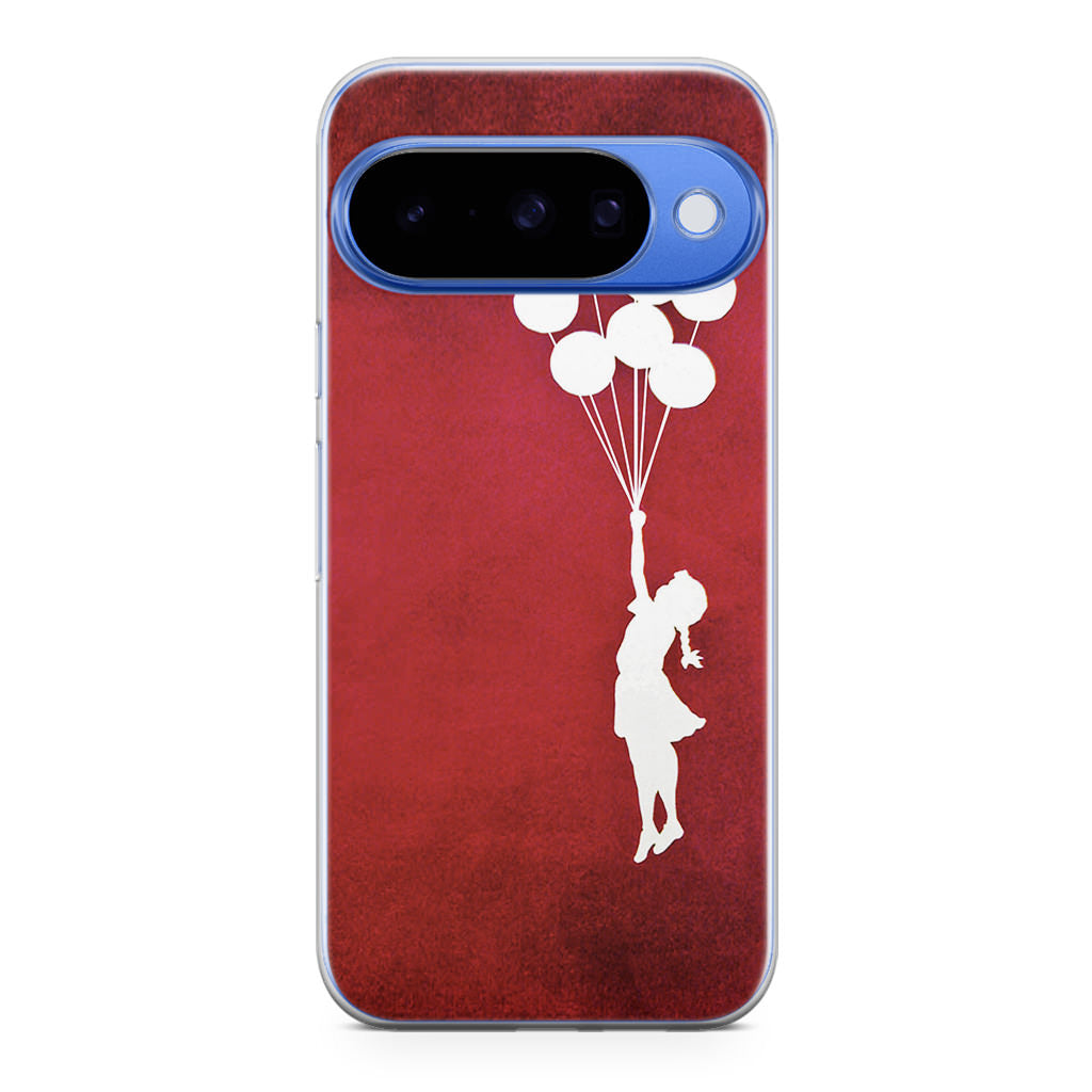 Banksy Girl With Balloons Red Google Pixel 10 Case