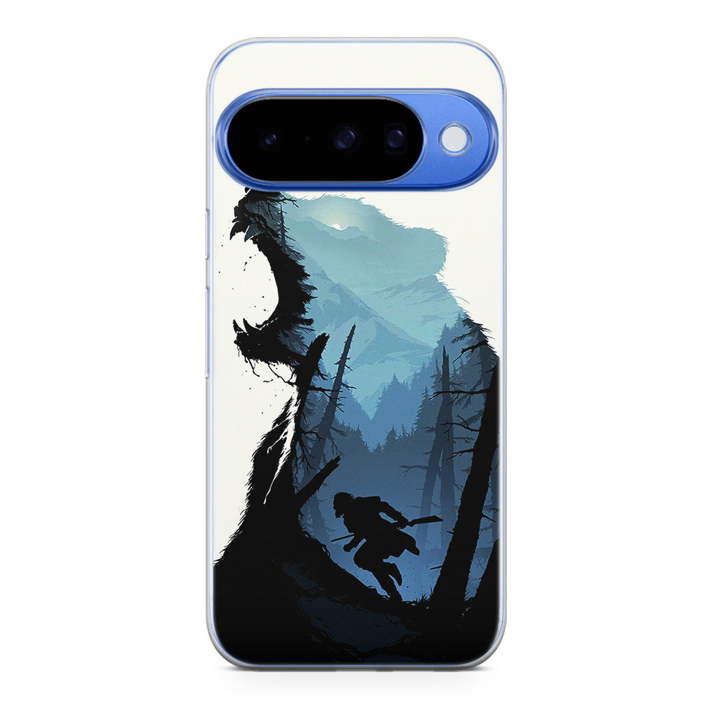 Bear Hunter Art Google Pixel 10 Case