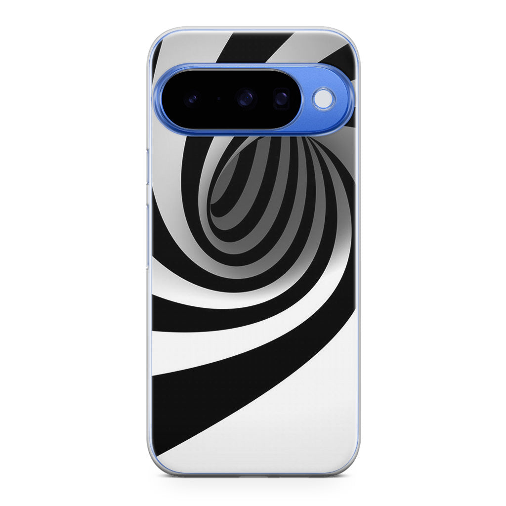 Black and White Twist Google Pixel 10 Case