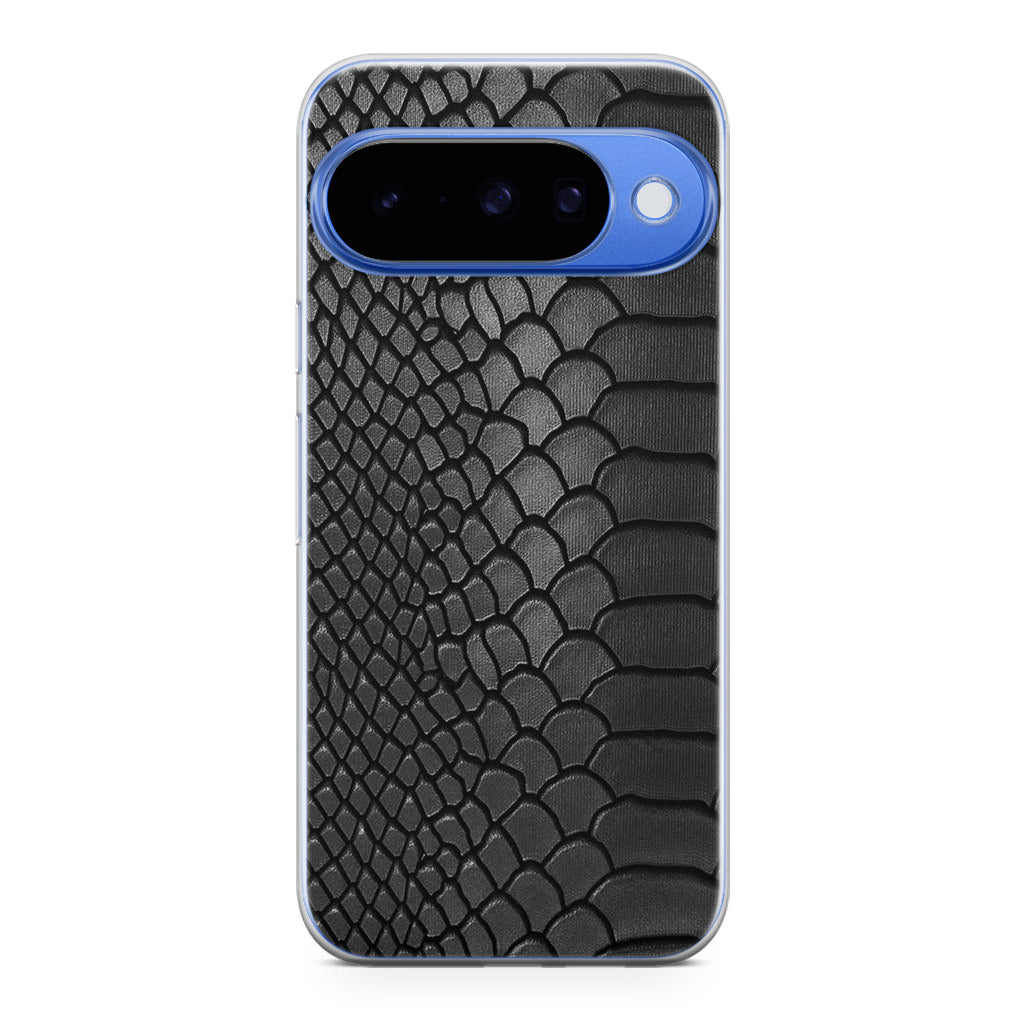 Black Snake Skin Texture Google Pixel 10 Case