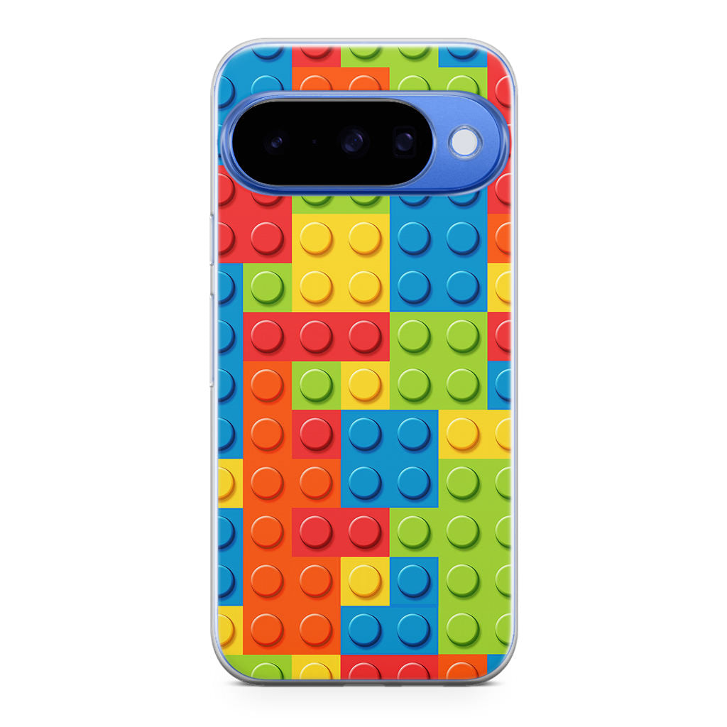 Blocks Rainbow Pattern Google Pixel 10 Case
