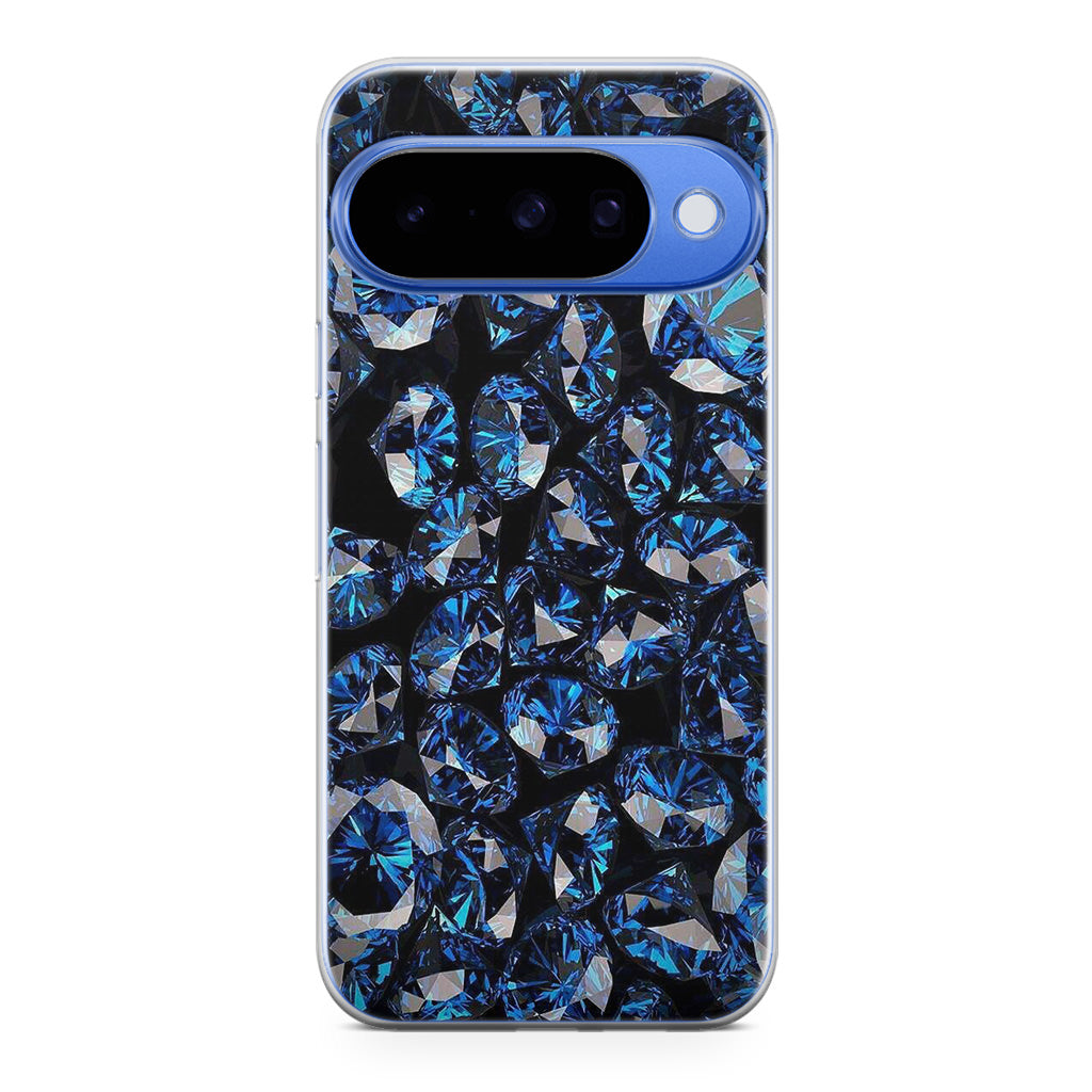 Blue Diamonds Pattern Google Pixel 10 Case