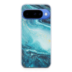 Blue Water Glitter Google Pixel 10 Case