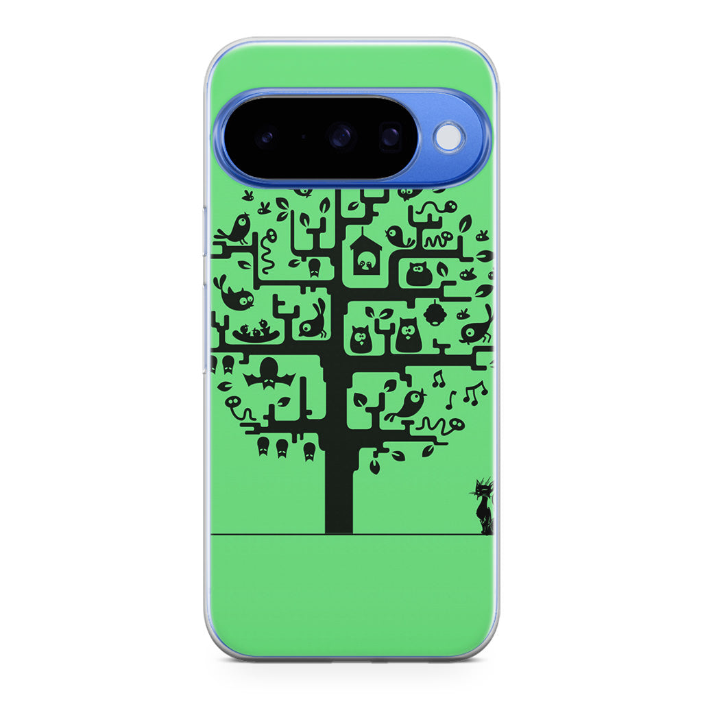 Cat Tree Google Pixel 10 Case
