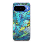 Colorful Art in Blue Google Pixel 10 Case