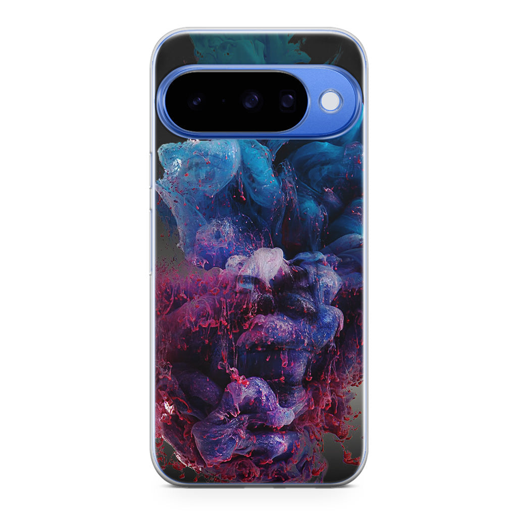 Colorful Dust Art on Black Google Pixel 10 Case