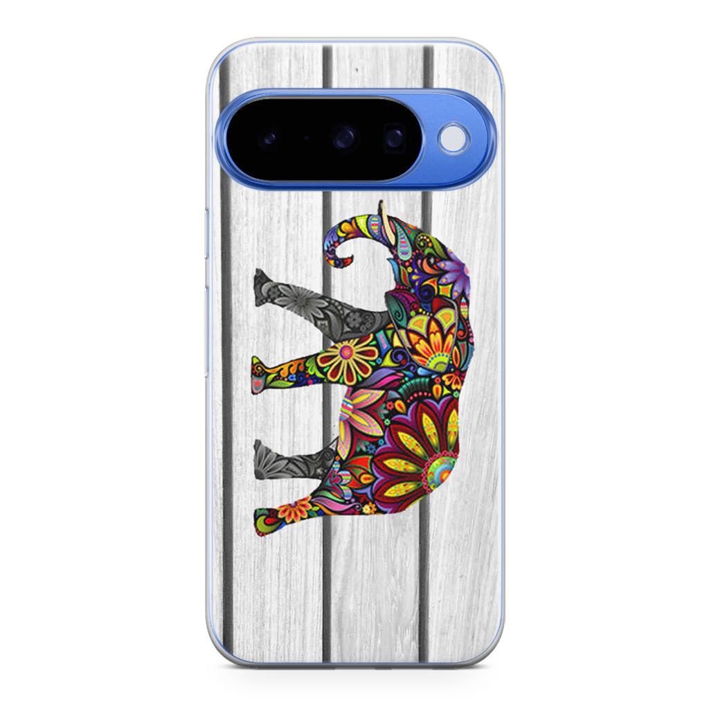 Colorful Elephant Flower Google Pixel 10 Case