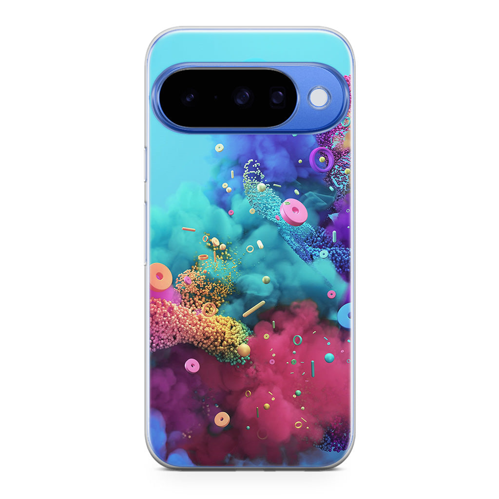 Colorful Smoke Boom Google Pixel 10 Case