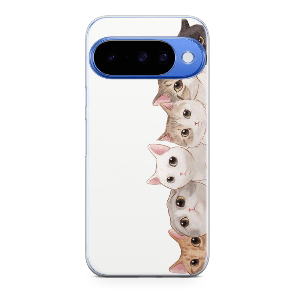 Cute Cats Vertical Google Pixel 10 Case