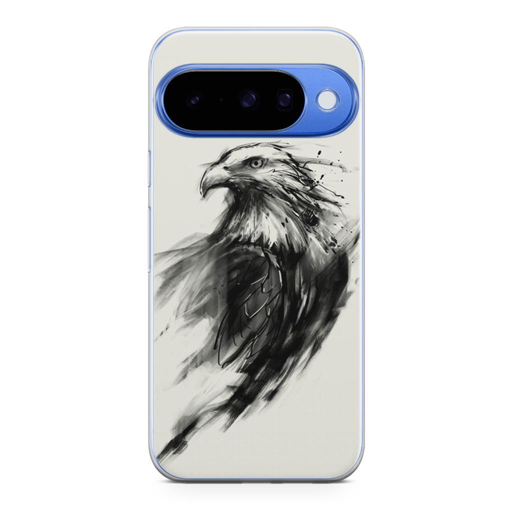 Eagle Art Black Ink Google Pixel 10 Case