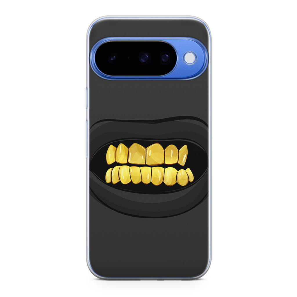 Gold Grillz Google Pixel 10 Case