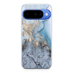 Golden Azure Marble Google Pixel 10 Case