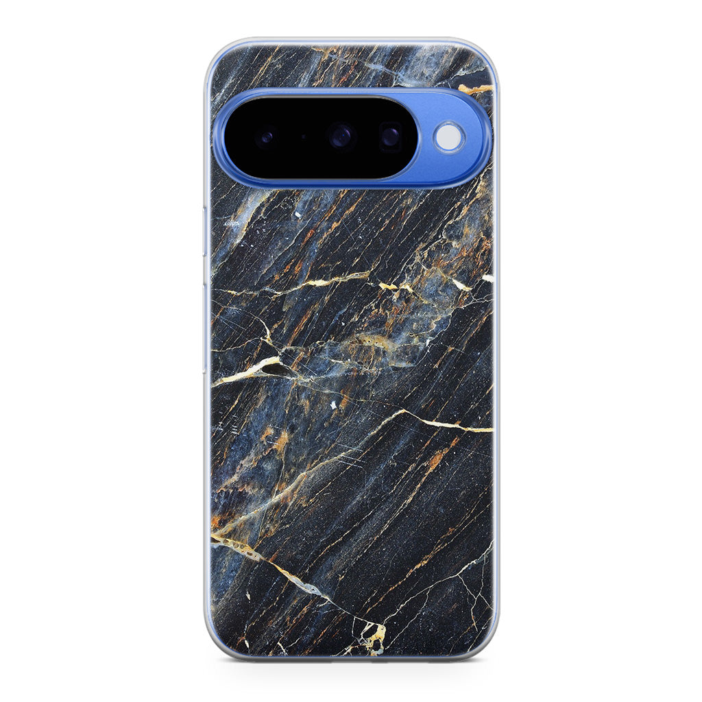 Golden Black Marble Google Pixel 10 Case