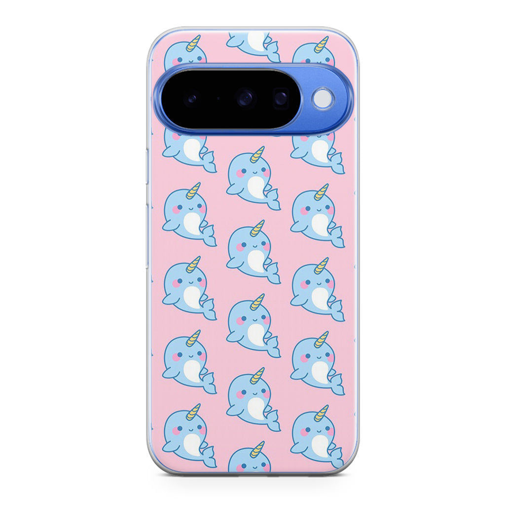 Horned Whales Pattern Google Pixel 10 Case