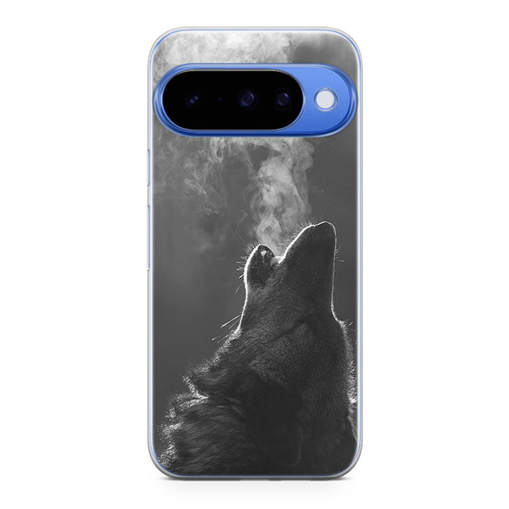 Howling Wolves Black and White Google Pixel 10 Case
