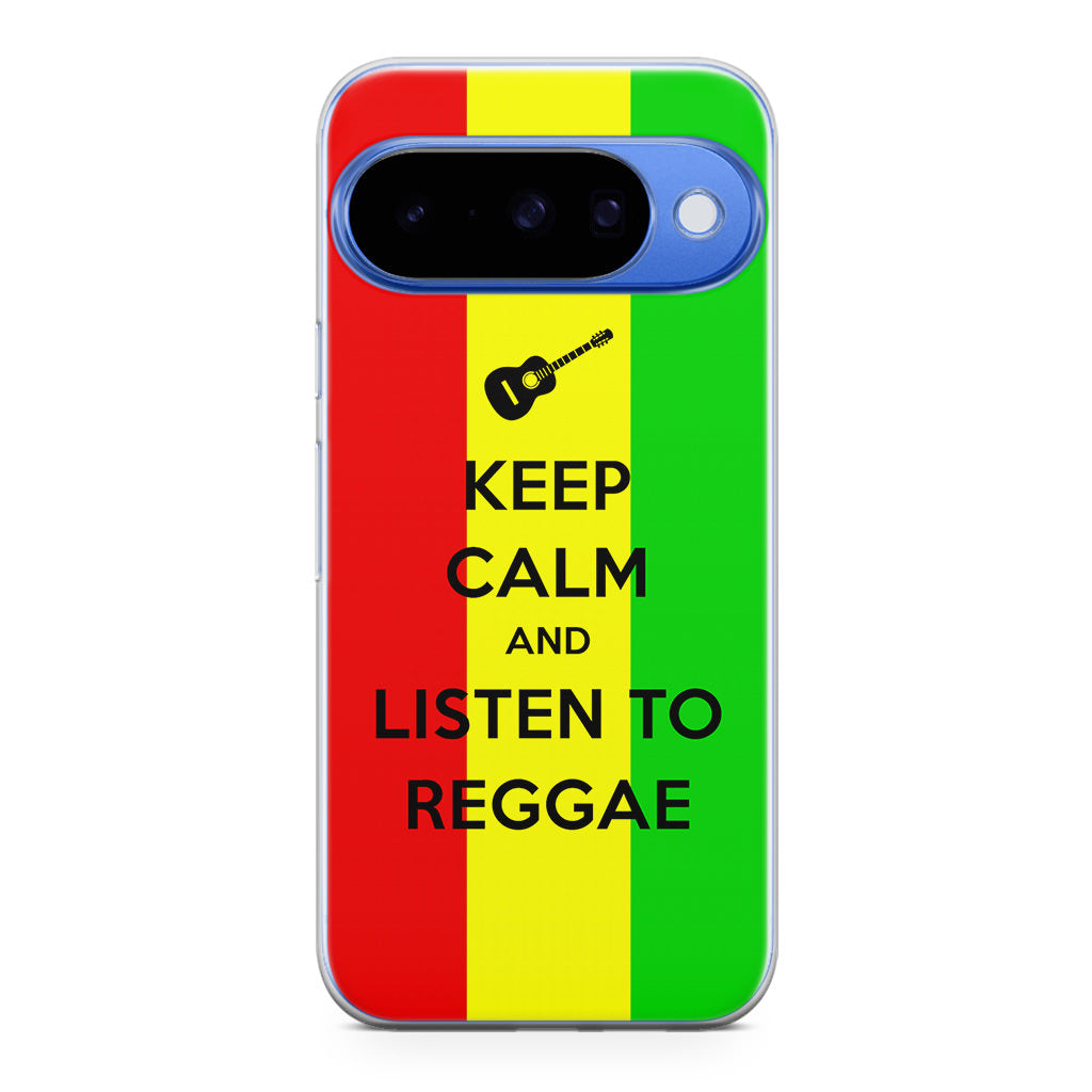 Keep Calm and Listen to Reggae Google Pixel 10 Case