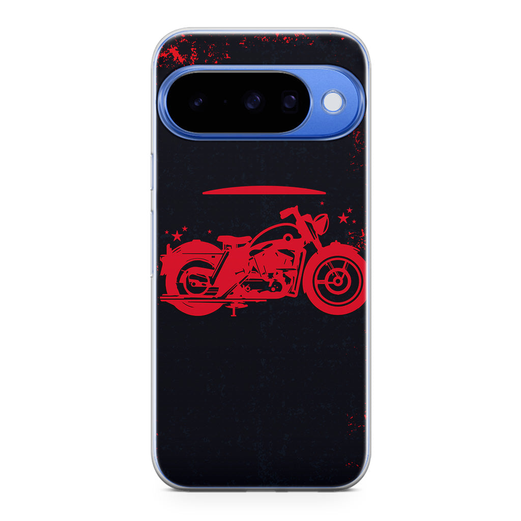 Motorcycle Red Art Google Pixel 10 Case