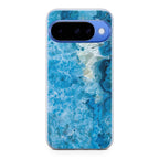 Navy Blue Marble Google Pixel 10 Case