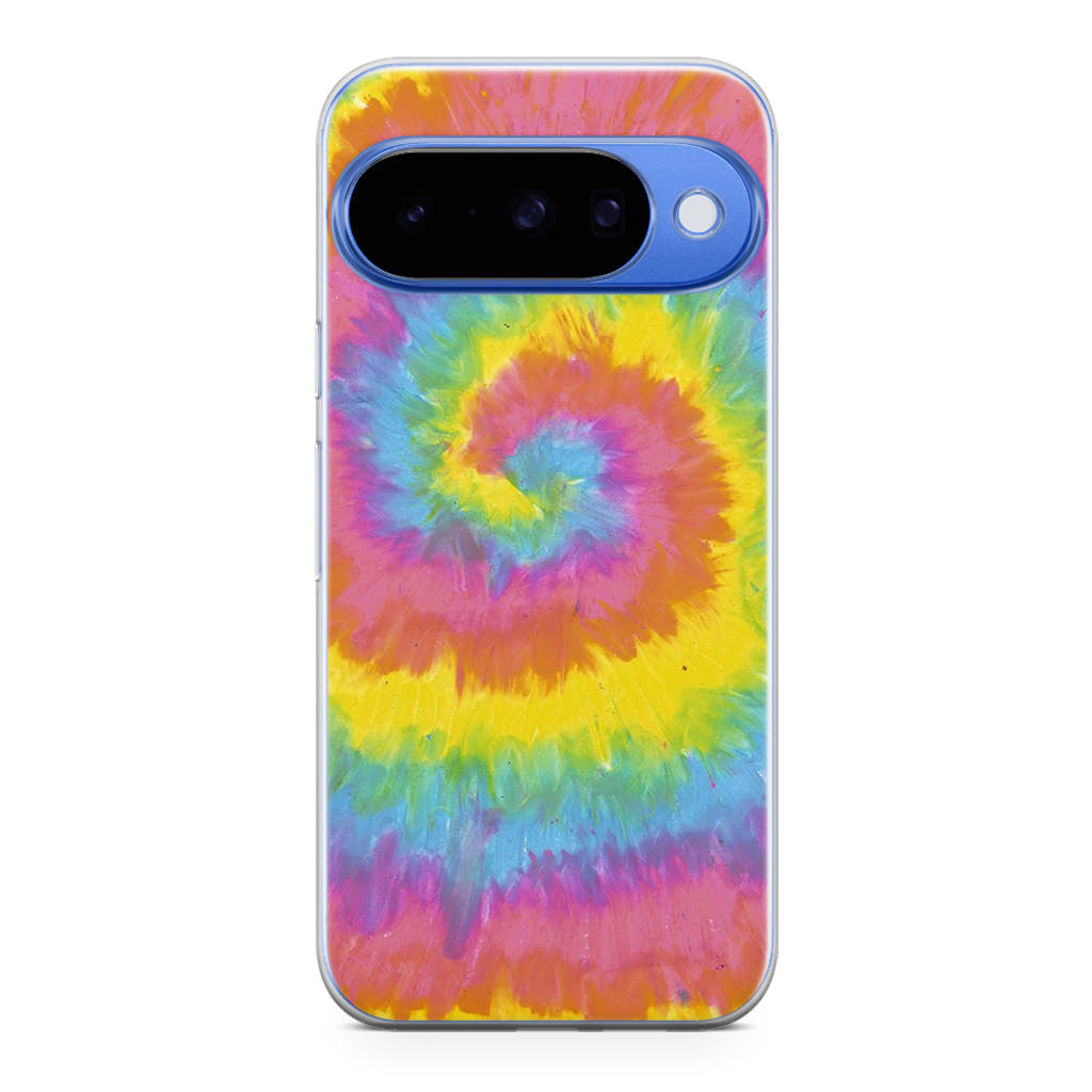 Pastel Rainbow Tie Dye Google Pixel 10 Case
