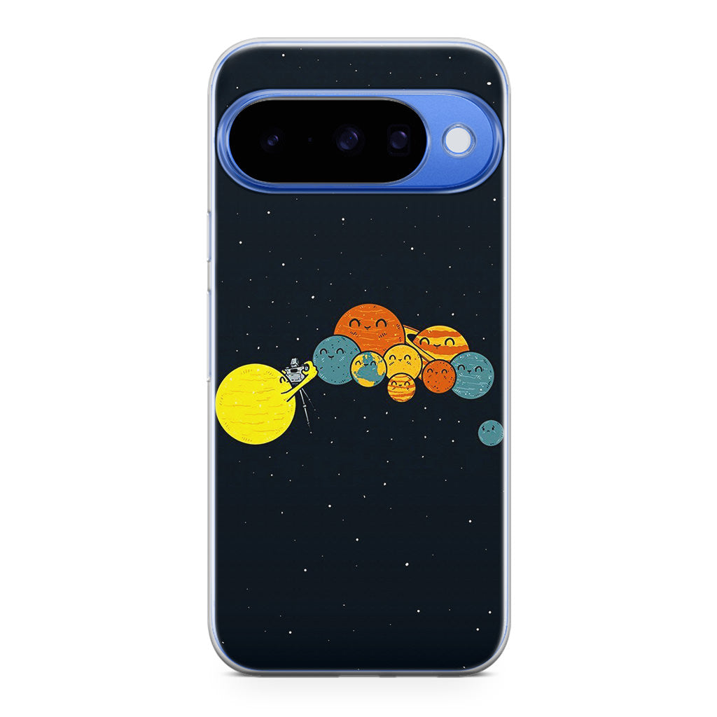 Planet Cute Illustration Google Pixel 10 Case