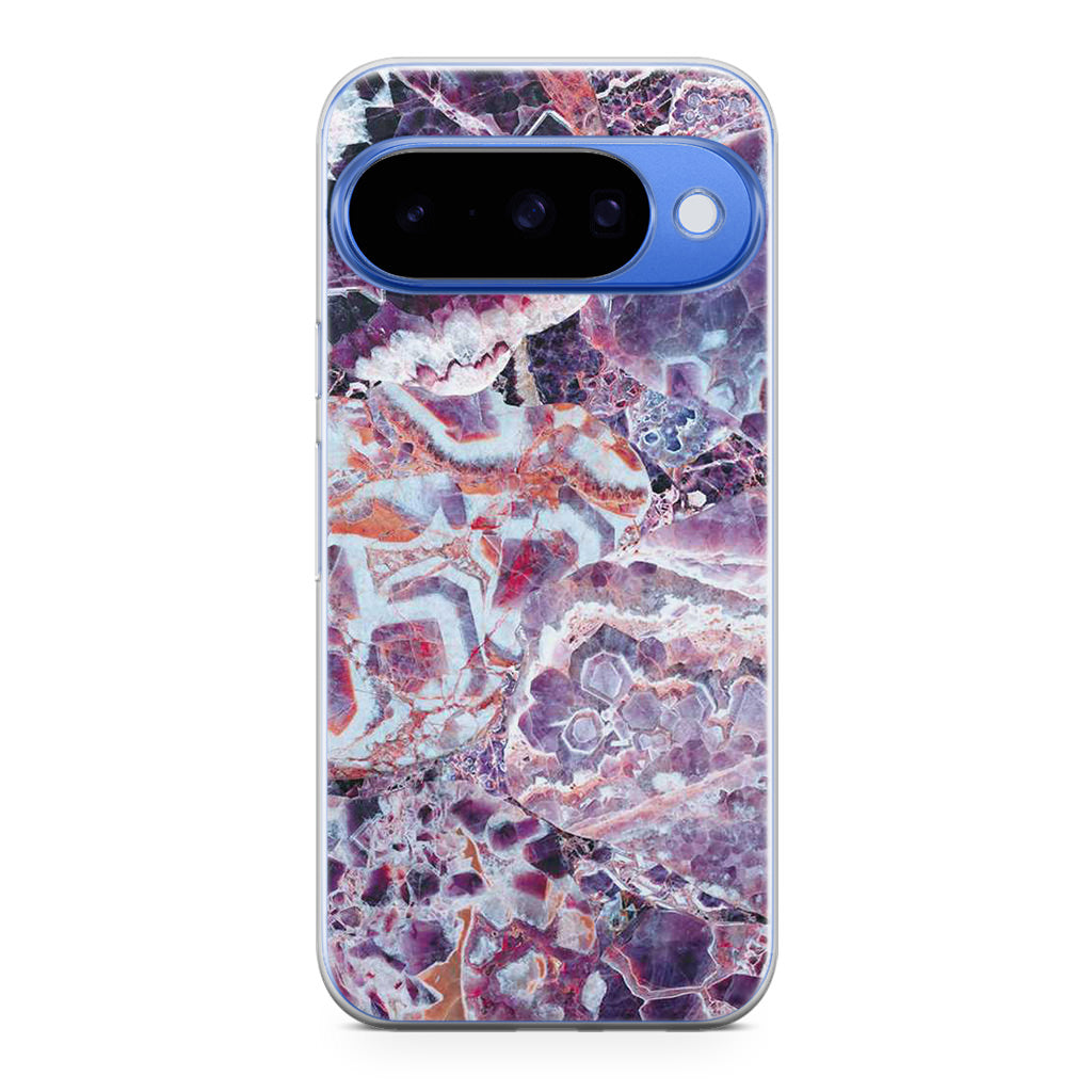 Purple Marble Google Pixel 10 Case