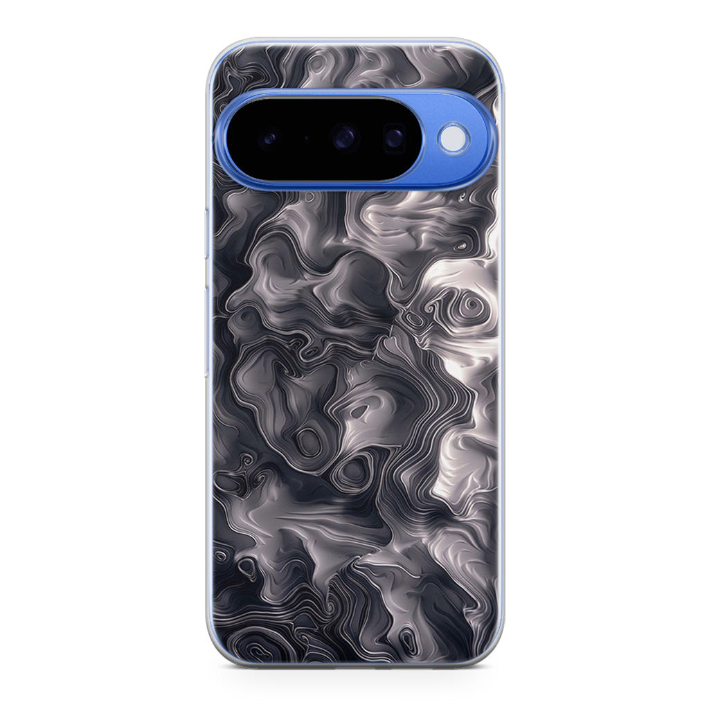 Quicksilver Abstract Art Google Pixel 10 Case