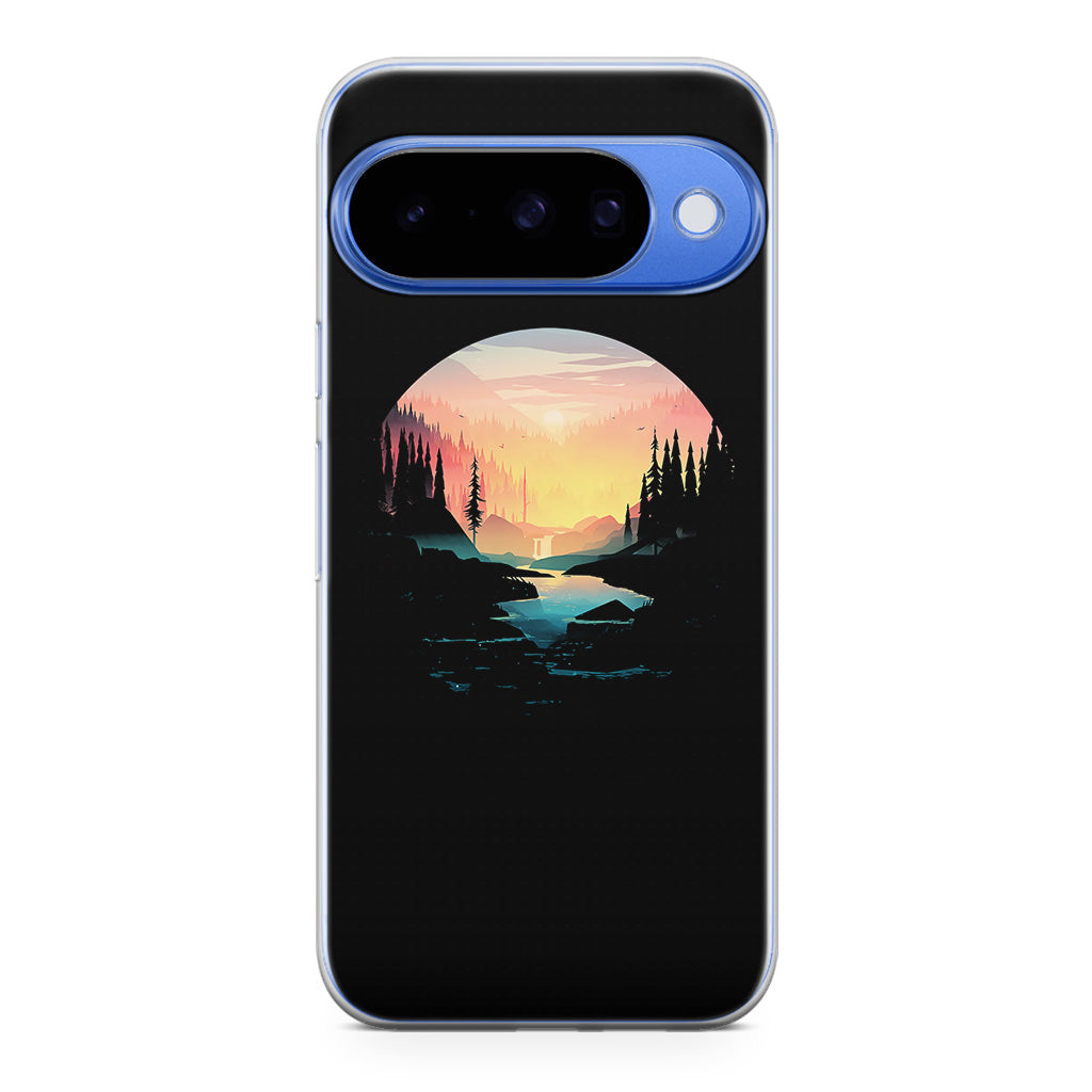 River Path at Dusk Google Pixel 10 Case