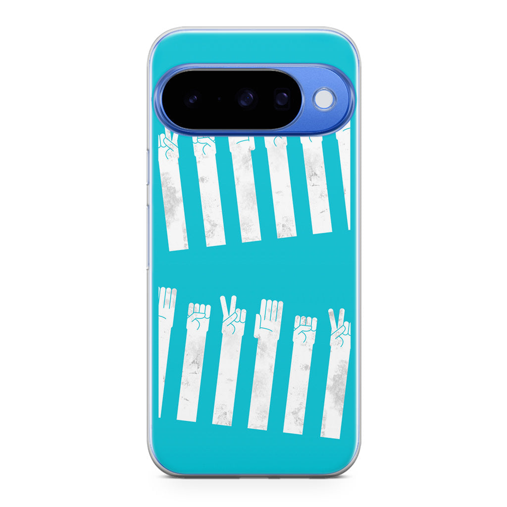 Rock–paper–scissors Zebra Crossing Google Pixel 10 Case