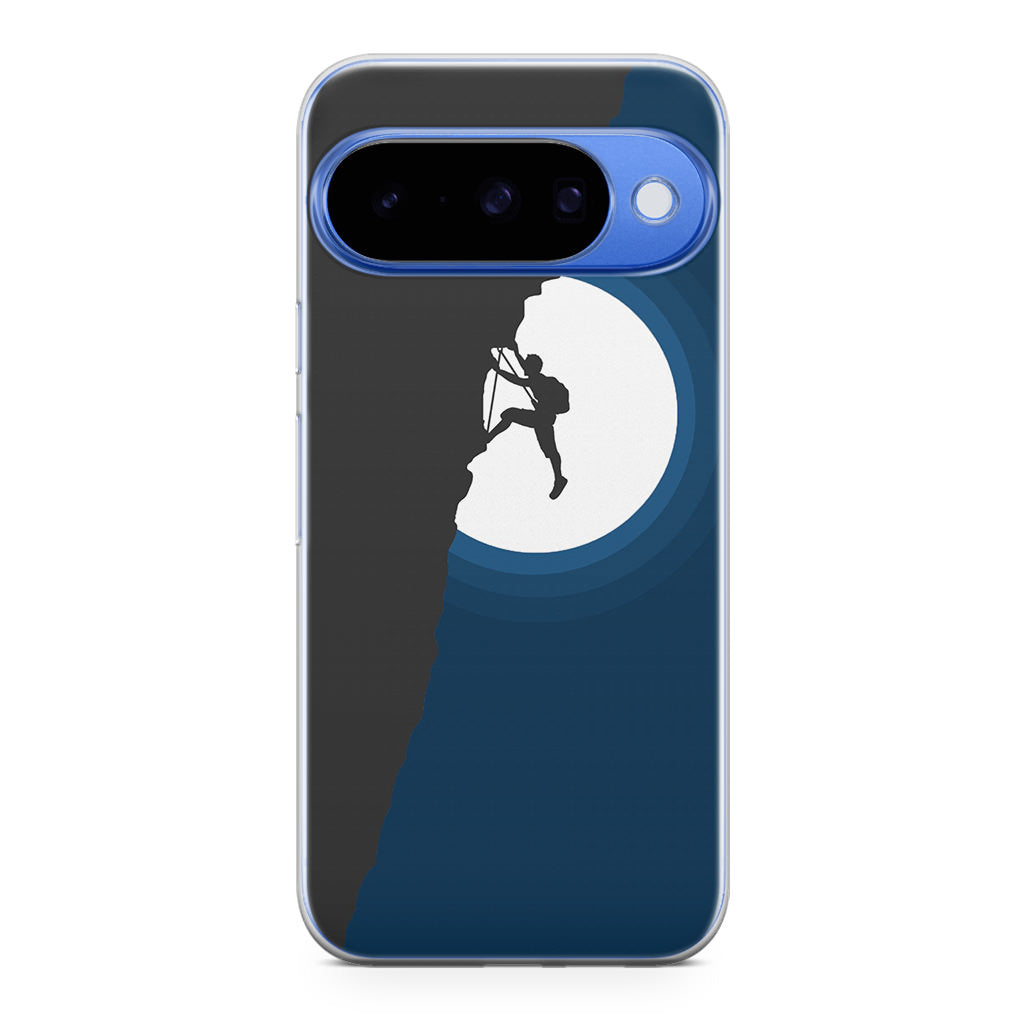 Silhouette of Climbers Google Pixel 10 Case