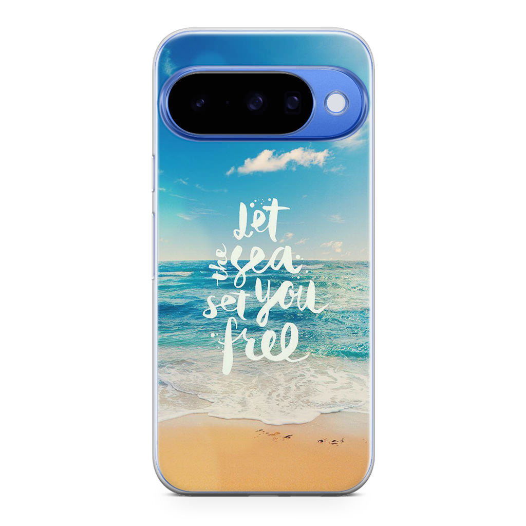 The Sea Set You Free Google Pixel 10 Case