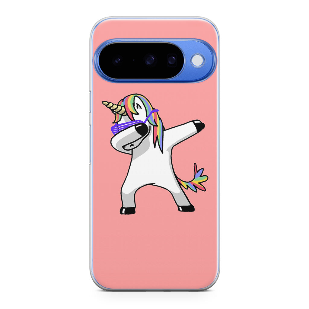 Unicorn Dabbing Pink Google Pixel 10 Case