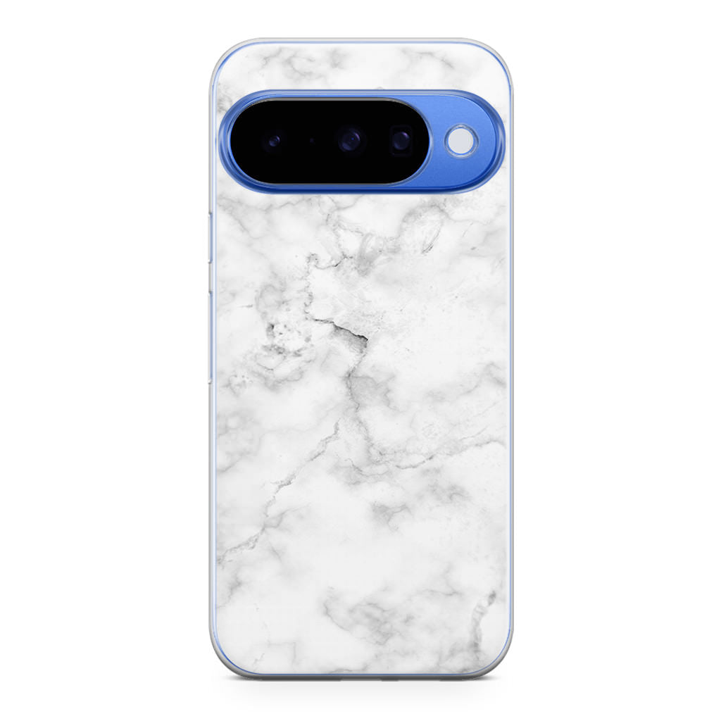 White Marble Google Pixel 10 Case